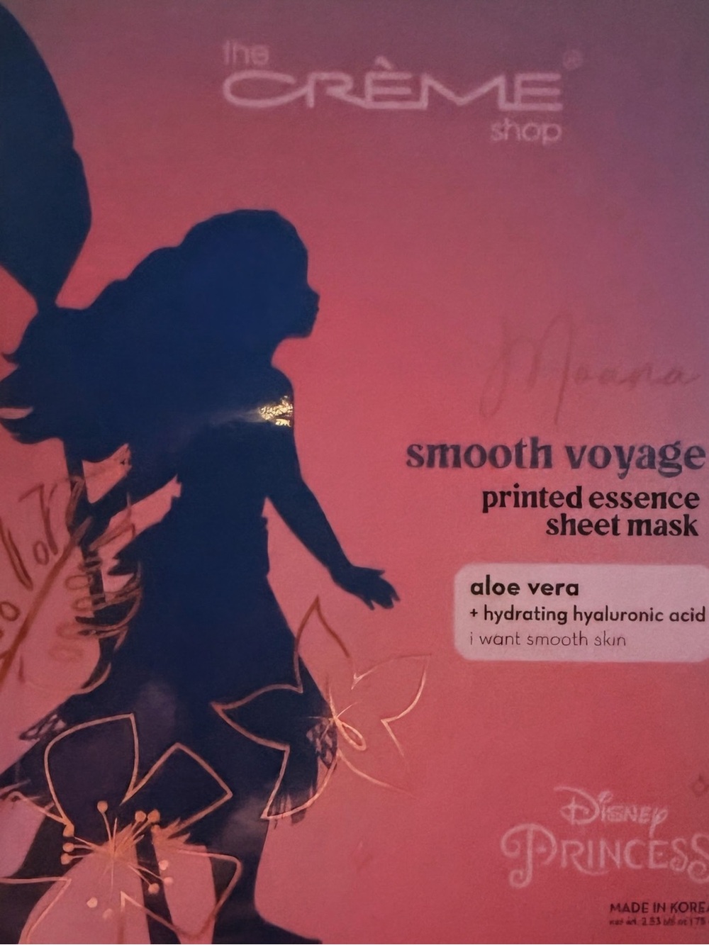 The Crème Shop Smooth Voyage Aloe Vera Sheet Mask - Pink (Set of 3)